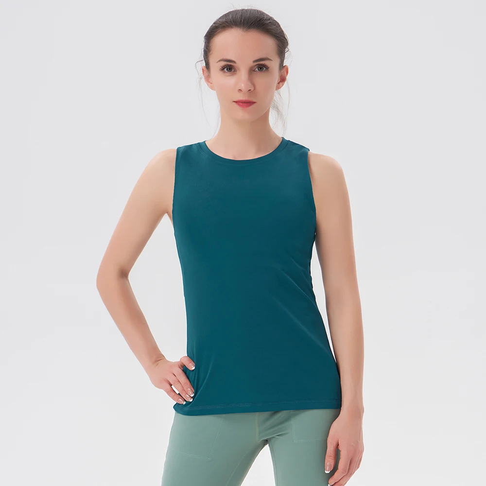 2023 New Gym Tops Women's Sports Top Training Sleeveless Yoga Shirts Fitness Running Quick Dry Vest Crop Top Basic Sportswear