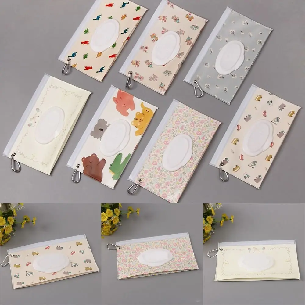 

Useful Fashion Portable Baby Product Carrying Case Flip Cover Cosmetic Pouch Wipes Holder Case Wet Wipes Bag Tissue Box