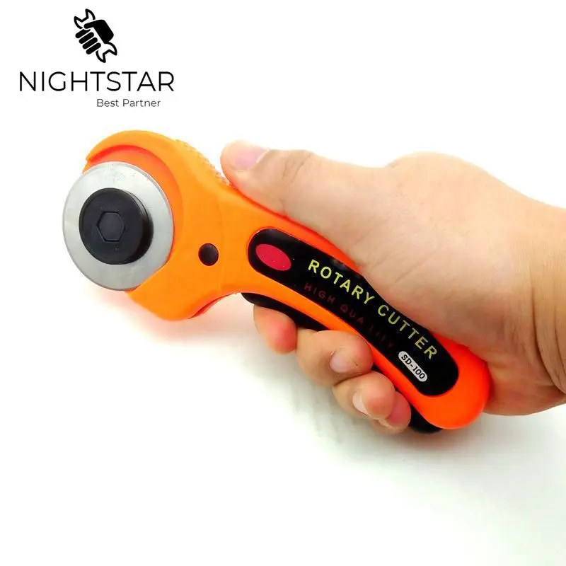 

Sewing Tools Cloth Cutting Round Knife Patchwork Quilting Hob Manual Fabric Cutting Rotary Cutter Sewing Machine Cutter