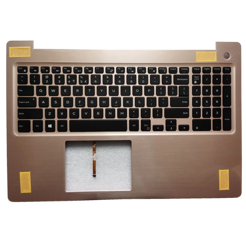 

Новая подсветка для ноутбука США клавиатура для DELL INSPIRON 15-5000 5570 5575 Подставка для рук верхняя крышка золотая 0G7KCC