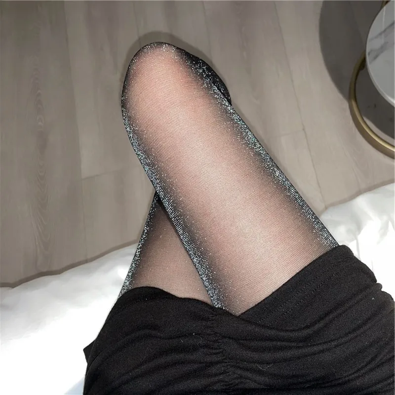 

Hot Girls Womens Sexy Pantyhose Pearly-lustre Glitter Stockings Glossy Fashion Shiny Tights Party accessories 12 Colors Hot Sale