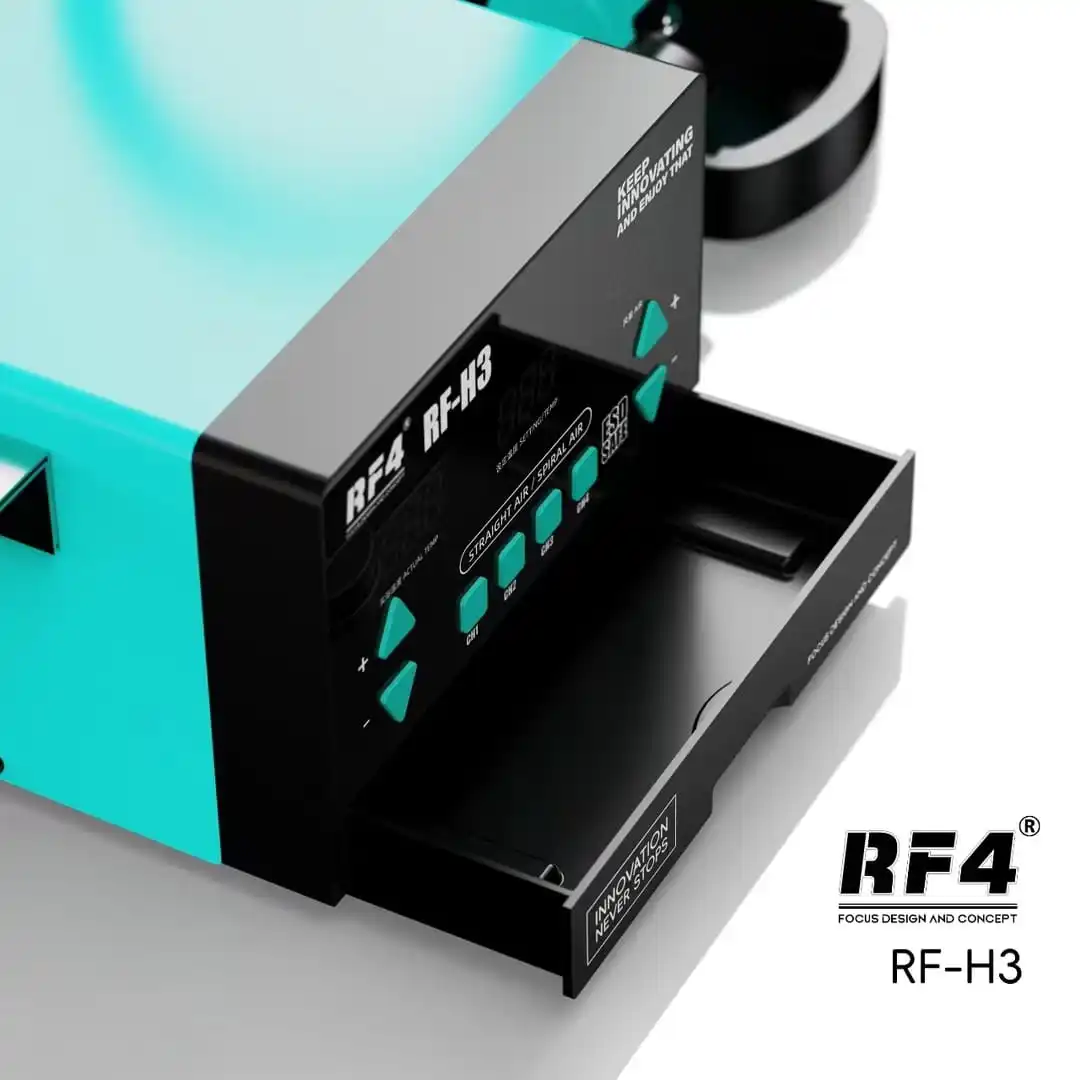 RF4 RF-H3 1200 Вт паяльная станция SMD с горячим воздухом интеллектуальный ЖК-дисплей