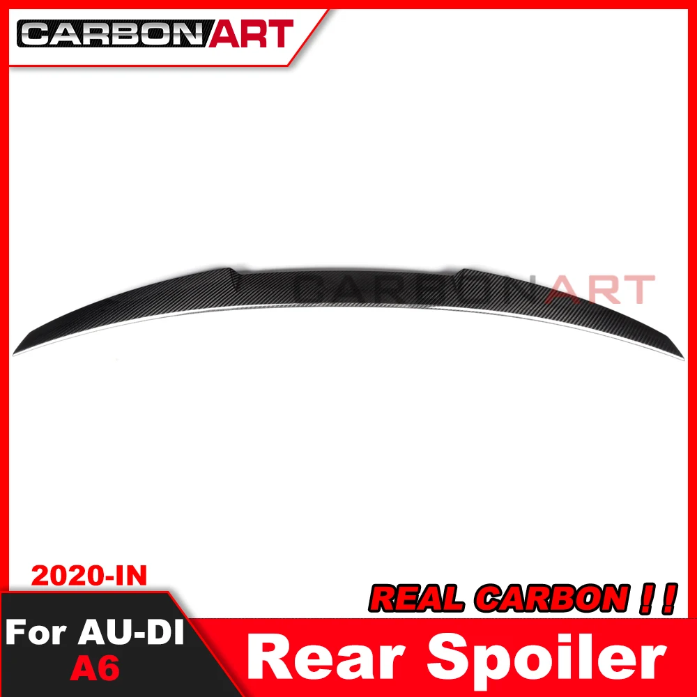 

Стильный Автомобильный задний спойлер M4, задний спойлер для крыла багажника для au-di A6 C8 седан 2020 + четыре двери, задний спойлер для багажника