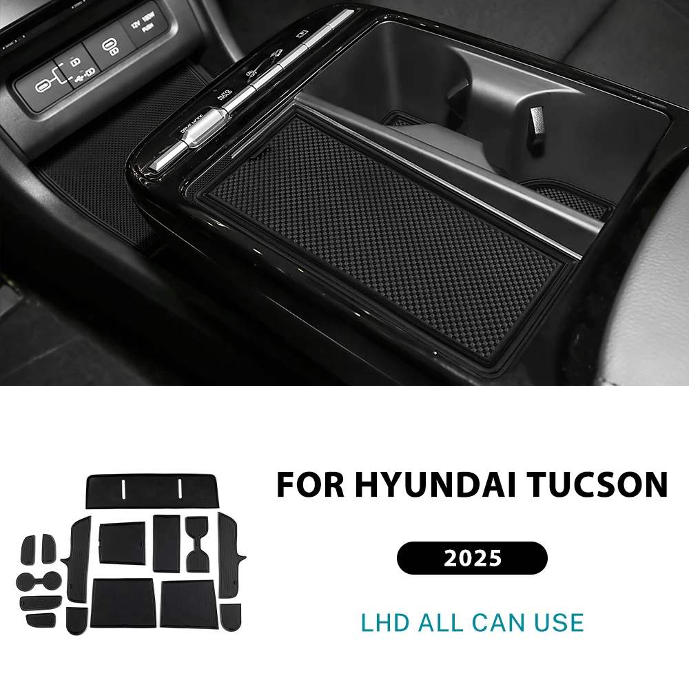 

Коврик для дверного проема KUNGKIC для Hyundai Tucson NX 2025 2026, противоскользящий резиновый коврик для дверного проема, аксессуары для Hyundai Tucson 2025