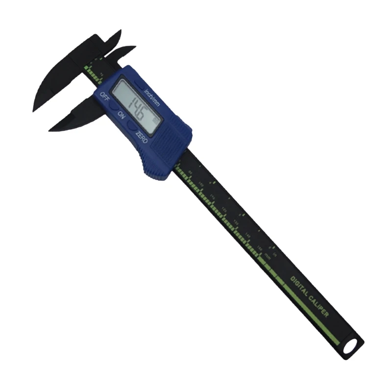 

0-6''/0-150mm Vernier Caliper Measuring Tools Inch/Metric Conversion LCD Screen Dropship