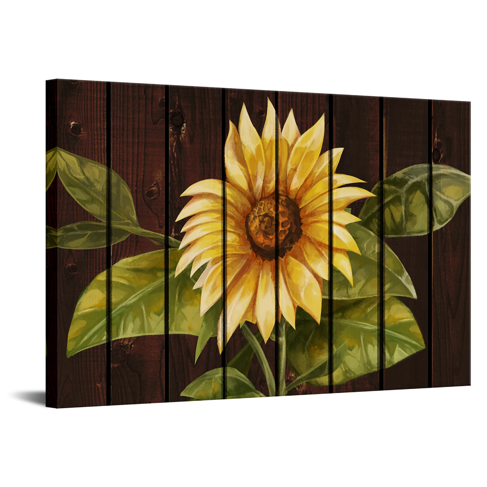 

1 Piece Yellow Flower Poster Wall Art Abstract Flower Print Canvas Painting Modern Style Picture Living Room Home Decor