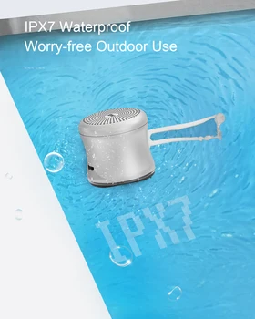 EWA A119 Mini Bluetooth Speaker IPX7 Waterproof Tws Interconnected Stereo Speaker Metal Wireless Ultra Long Play Music Portable 2