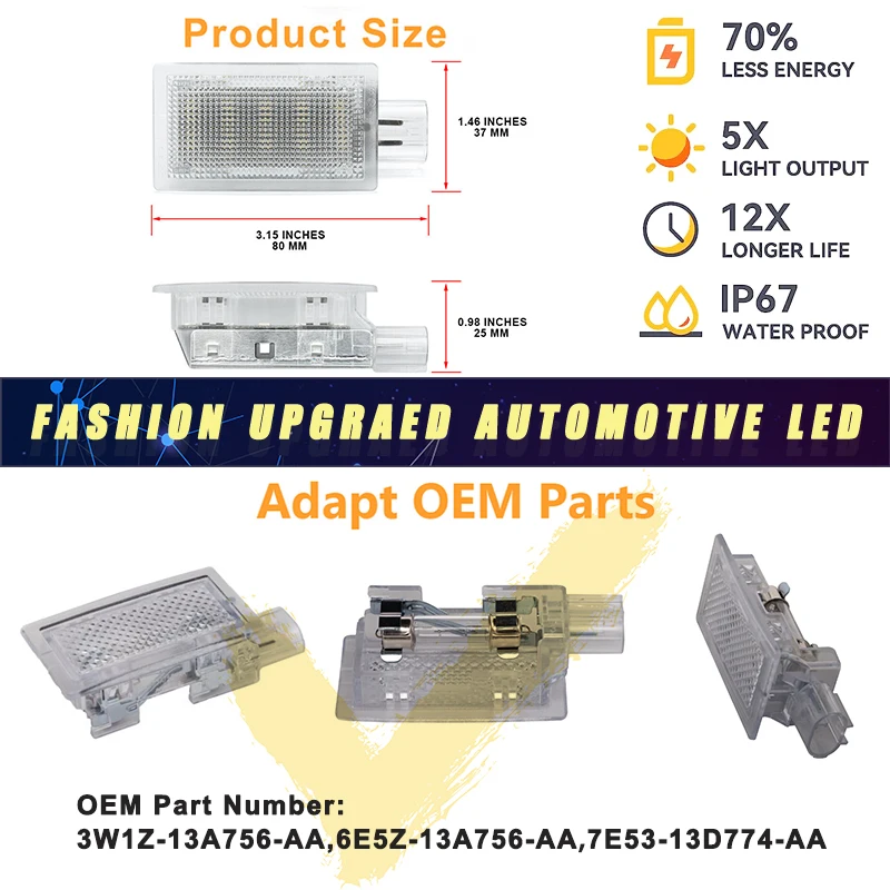 1X Фотофон багажник для Ford Mustang Edge Explorer Fusion Crown Victoria Lincoln Mercury