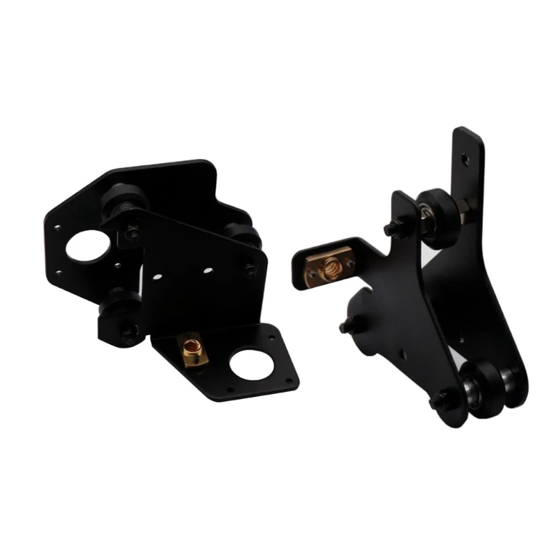 

3D Printer X-axis Left / Right Motor Mount Metal Plate Bracket With Pulley