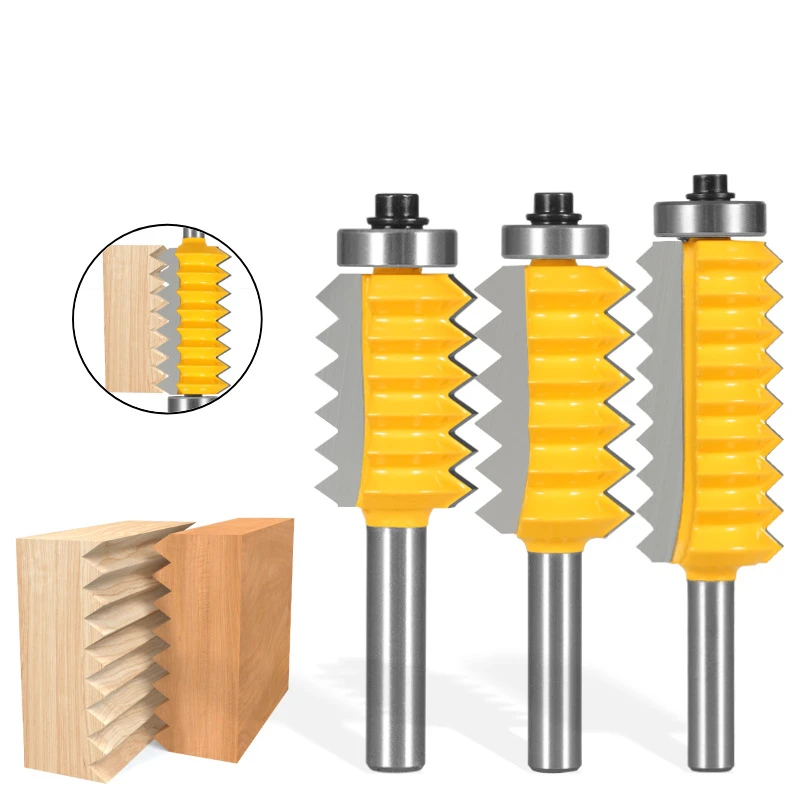 

Фреза по дереву, насадка с клеевым соединением, хвостовик 8 мм, V-образное соединение приподнятой панели, для деревообработки
