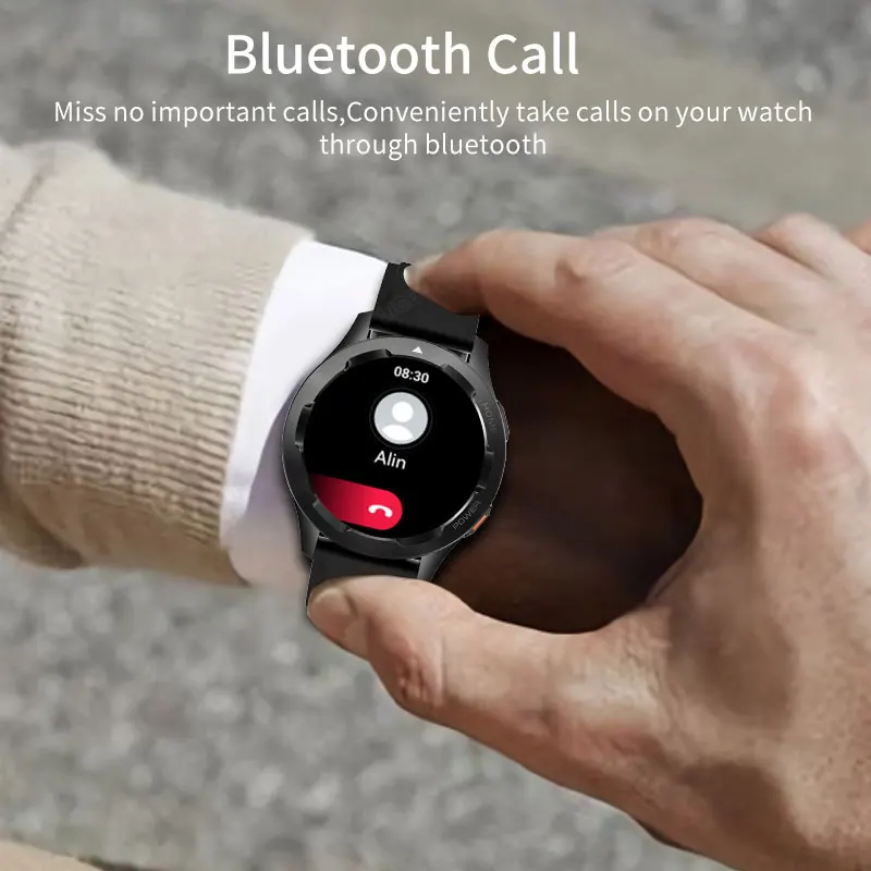 LIGE Модные Смарт-часы Bluetooth Call NFC Управление доступом Мужские часы IP68