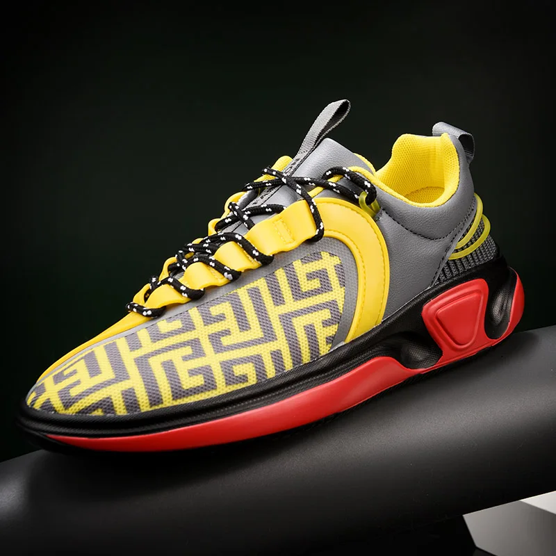 Brand Men's Breathable Basketball Shoes Non-Slip Sports Shoes Comfortable Gym Training Athletic Shoes Trendy Boys Tennis Shoes