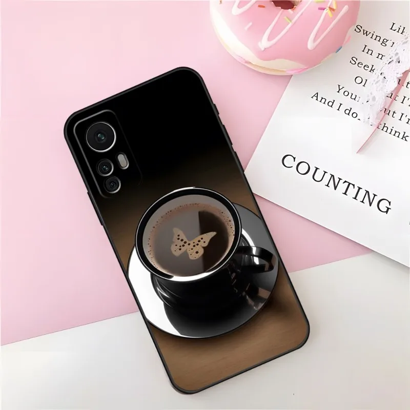 Coffee Wine Cup Phone Case For Redmi Note 11 9T 9 8 9A 7A 10 10A 8A Pro 11S 10S 9S 7 Plus Shockproof Back Cover images - 6