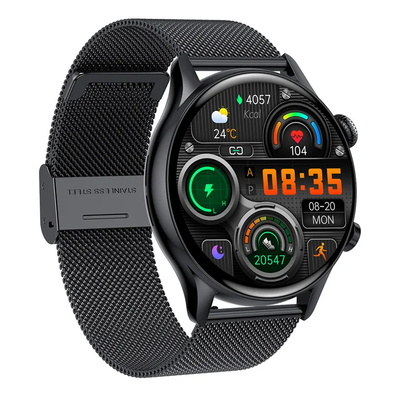 

2022 New NFC Bluetooth call Smartwatch Men 1.36 inch AMOLED 390*390 Screen Support Always On Display Smart Watch IP68 Waterproof