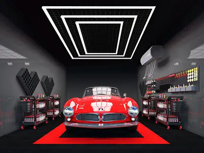 Индивидуальное производство Прямоугольная форма гаража светодиодная лампа