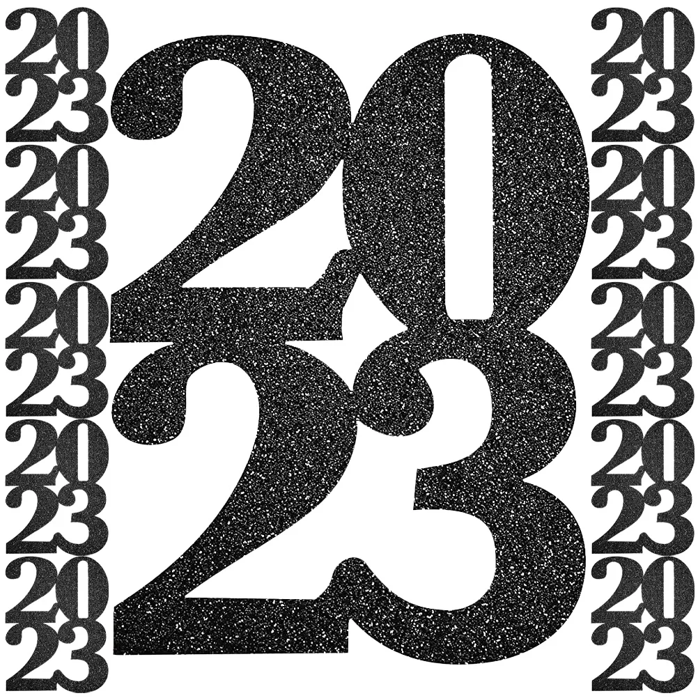 

40 шт., многоразовые креативные блестящие украшения для выпускного, 2023