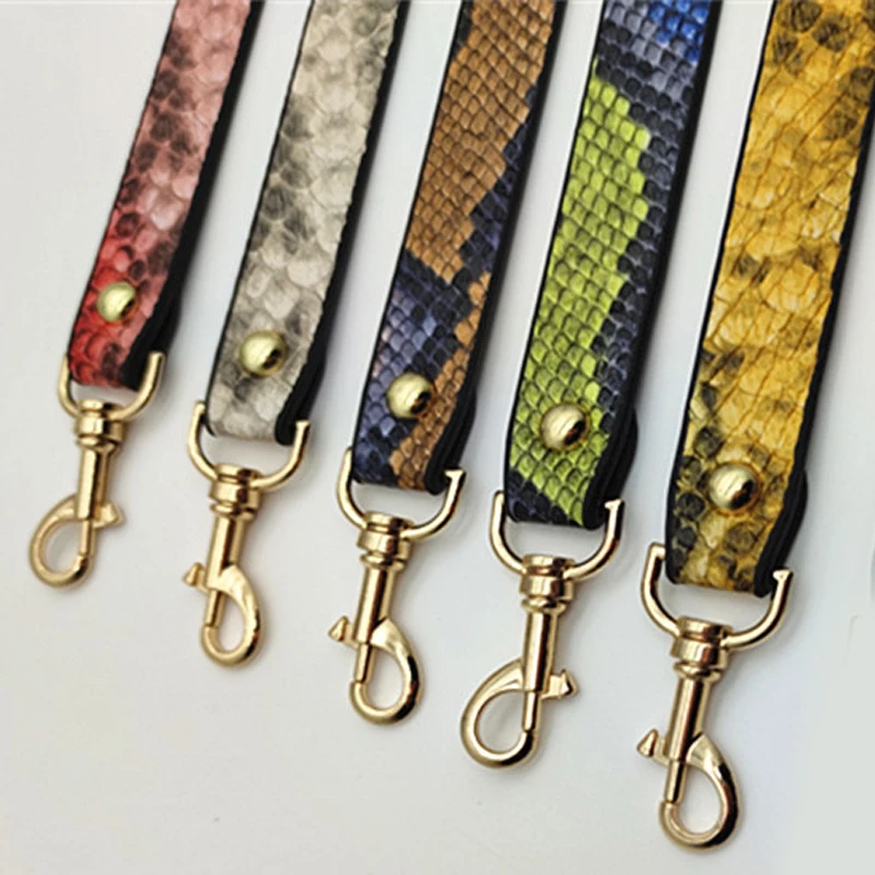 

43cm Short Shoulder Bag Strap Bag Accessories For Handbags Belt Bag Handle Replacement Belt Short Snake Print Durable bag Belts