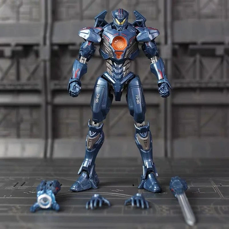 

20cm Pacific Rim 2 Thunder Rises Vengeance Wanderer Mecha Figure Ornament Movable Model Toy Collection Decoration Christmas Gift