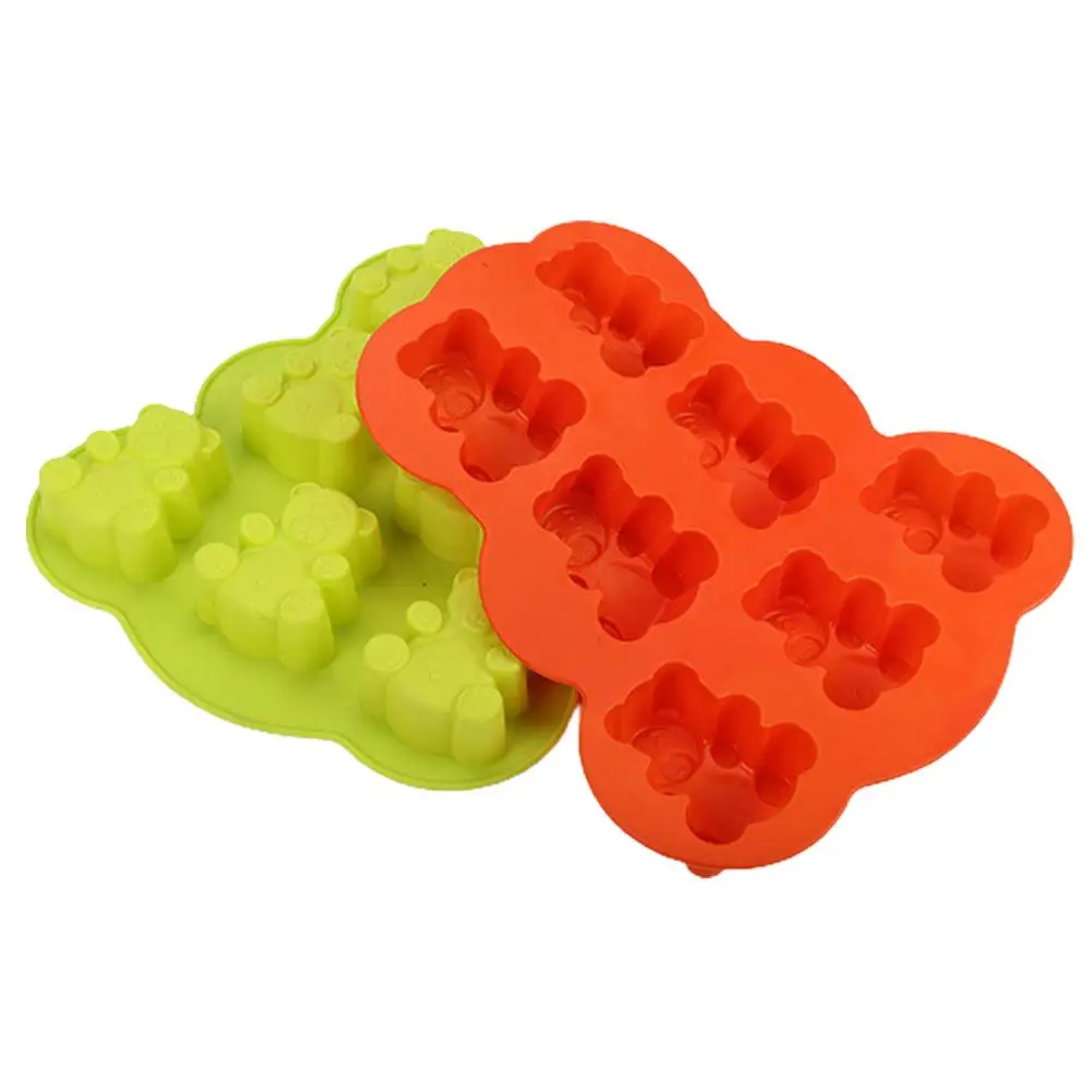 

Flexible Convenient Dishwasher Safe Cake Mold Soft Dessert Mold 7 Cavity Kitchen Accessories