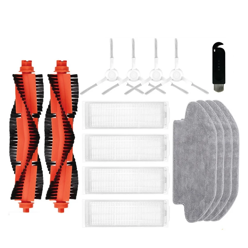 

Robot Main Brush Side Brush Hepa Filter Mop Cloths Rag Spare Parts Accessories For Xiaomi Mijia Robot Mop 3C B106CN