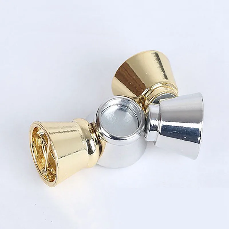 17mm X 11mm Magnet Horn Clasp Frosting White Golden Platinum Plated And Copper For Chain Necklace Bracelet DIY Unsmooth Surface