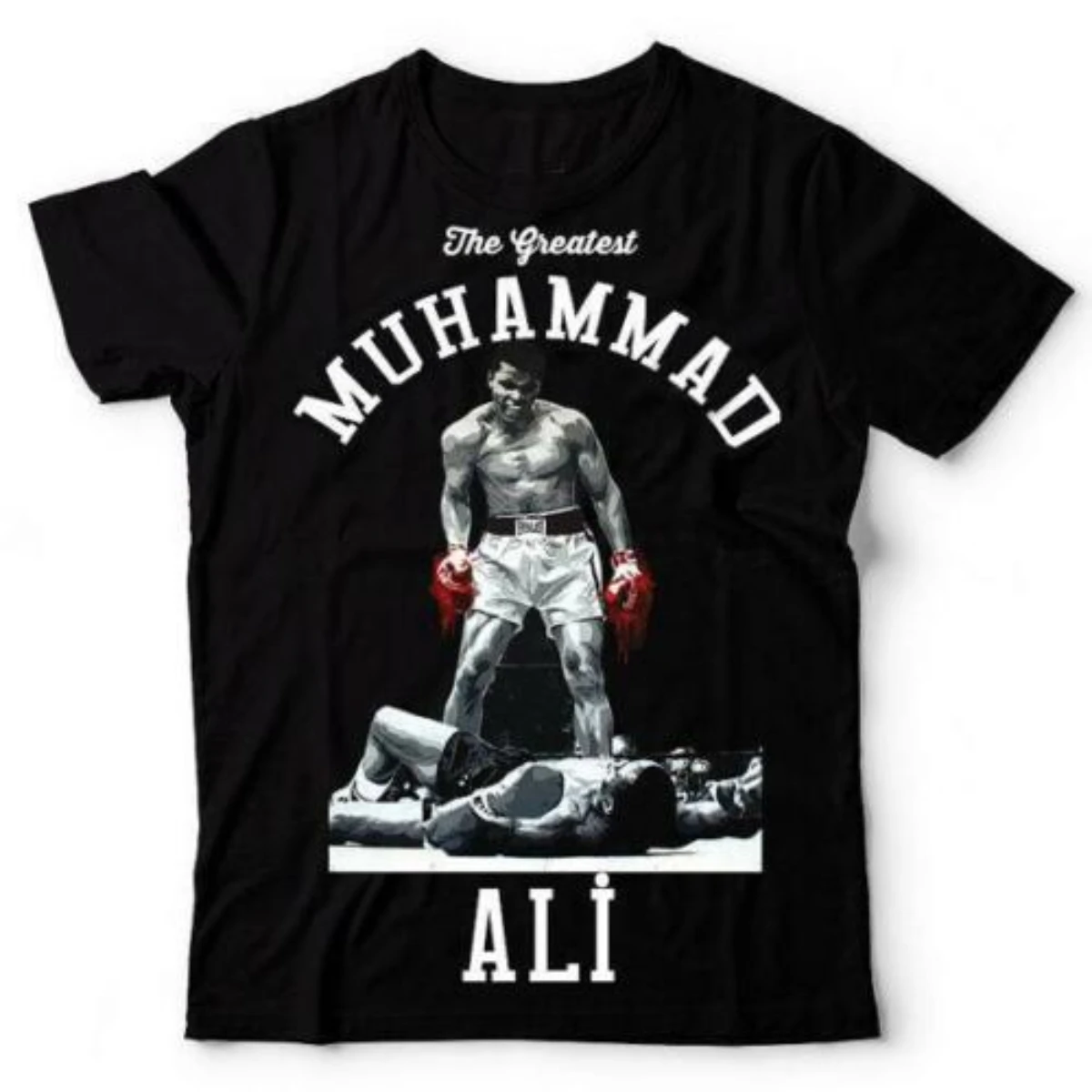 

MUHAMMAD ALI T-Shirt Men's Summer Cotton O-Neck Short Sleeve T Shirt New Size S-3XL