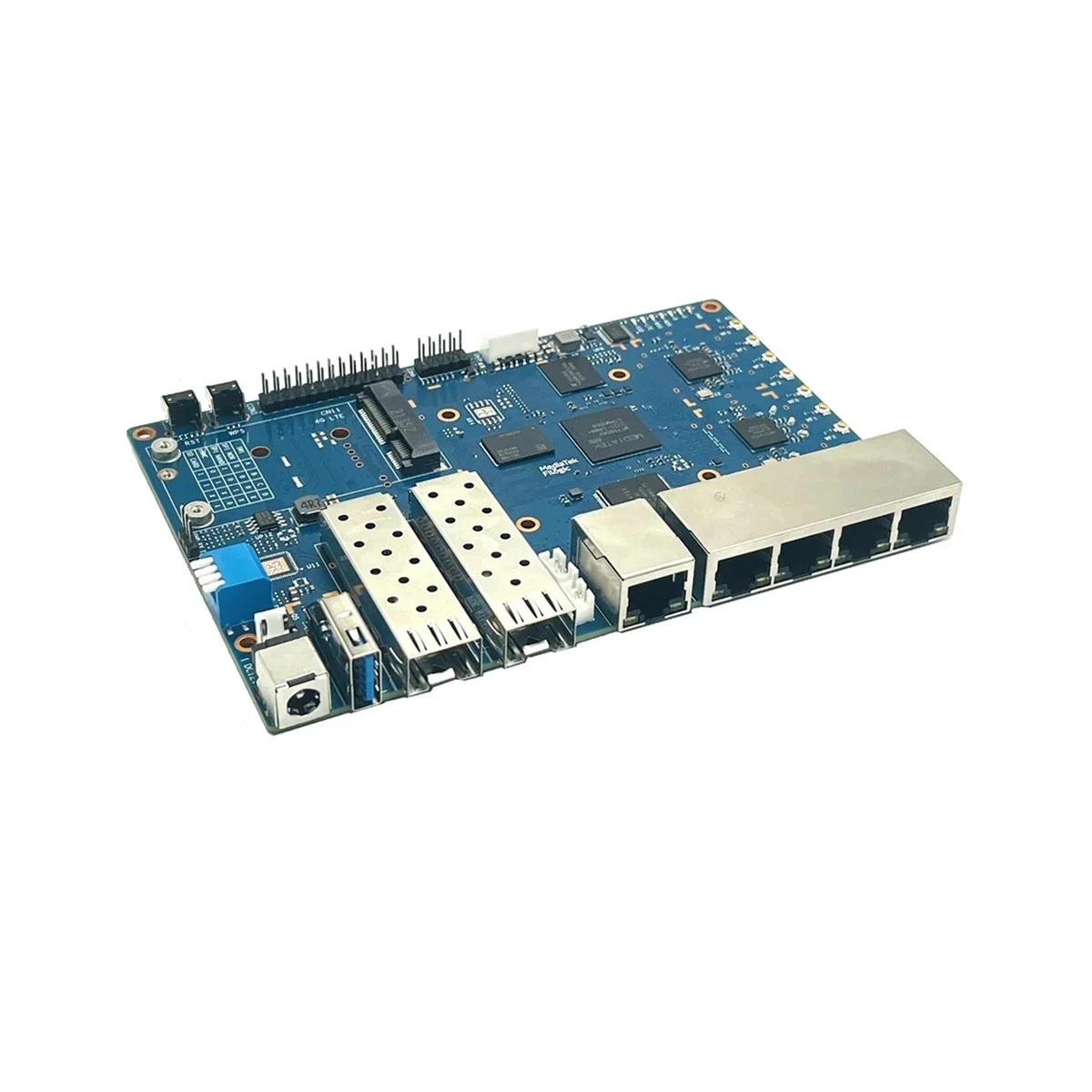 Для бананов PI BPI-R3 MT7986 2G + 8G EMMC макетная плата с 256G SSD 4G модуль лампы 8x антенн