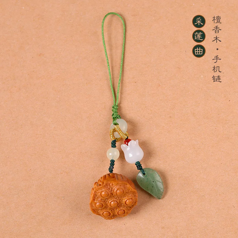 Сбор семян лотоса резьба по сандаловому дереву стручок креативный удачи