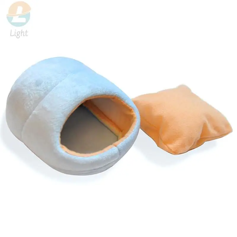 

New Hot Rats Hamster Winter Warm Fleece Hanging Cage Hammock Cute House With Bed Mat Wholesale