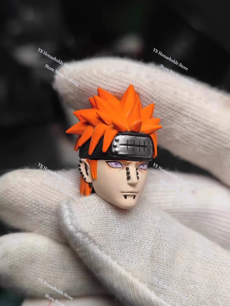 Фото Фигурка Bandai 1/12: Аниме-персонажи Намиказе Минато, Пейн, Сенджу Тобирама, Годжо Чосо, Тоуджи — скульптура головы в качестве аксессуара для тела фигурок SHF, Vtoys, Windtoys №2