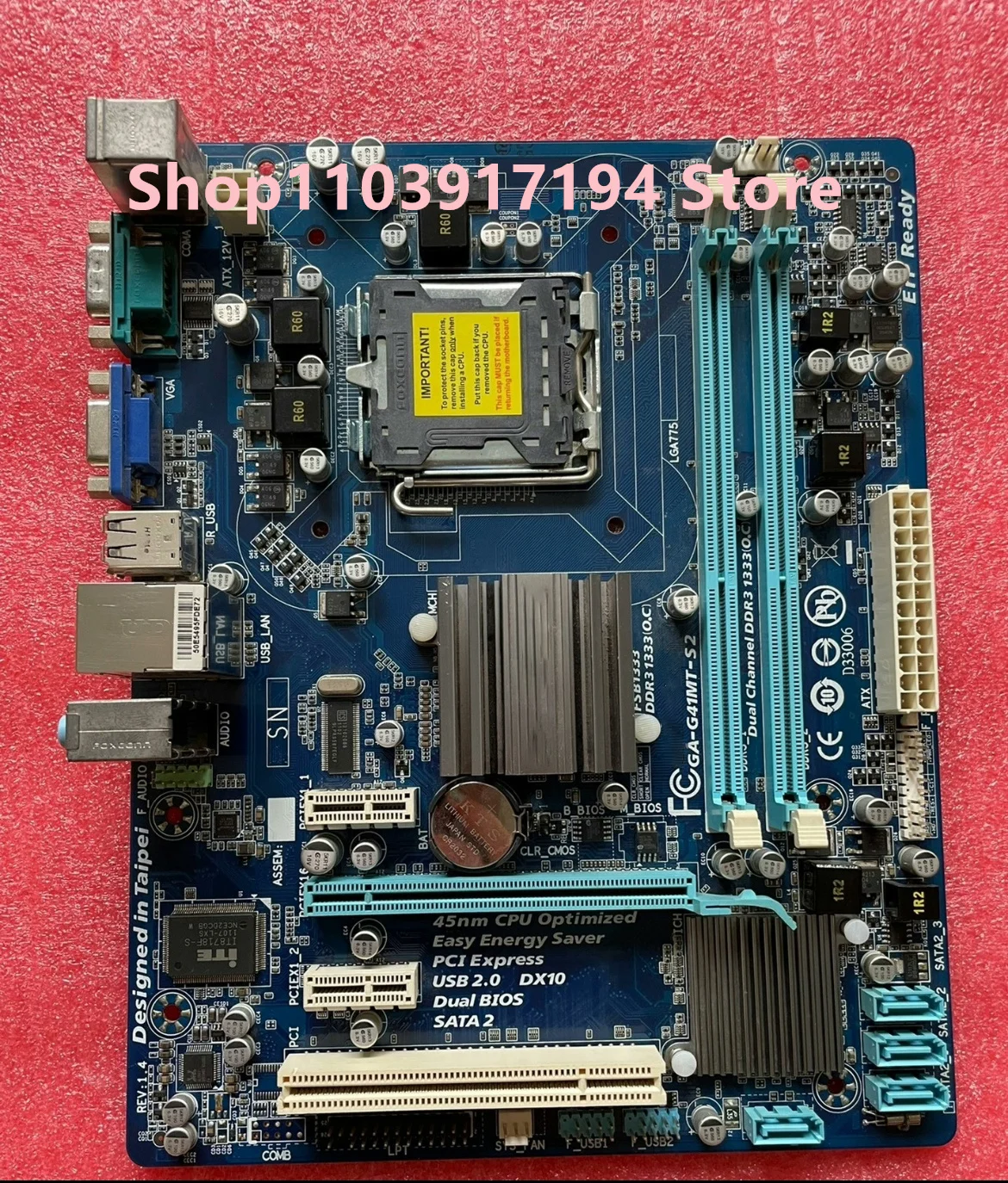 Материнская плата для Gigabyte GA-G41MT-S2PT 775-pin