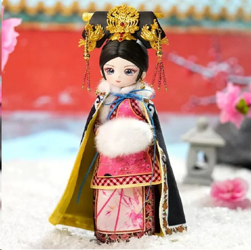 Фото Коллекционная шарнирная кукла BJD «Императрицы Думия в Дворце» в масштабе 1/8, в слепой коробке, с шаровыми соединениями, фигурка-украшение, подарок на день рождения №5