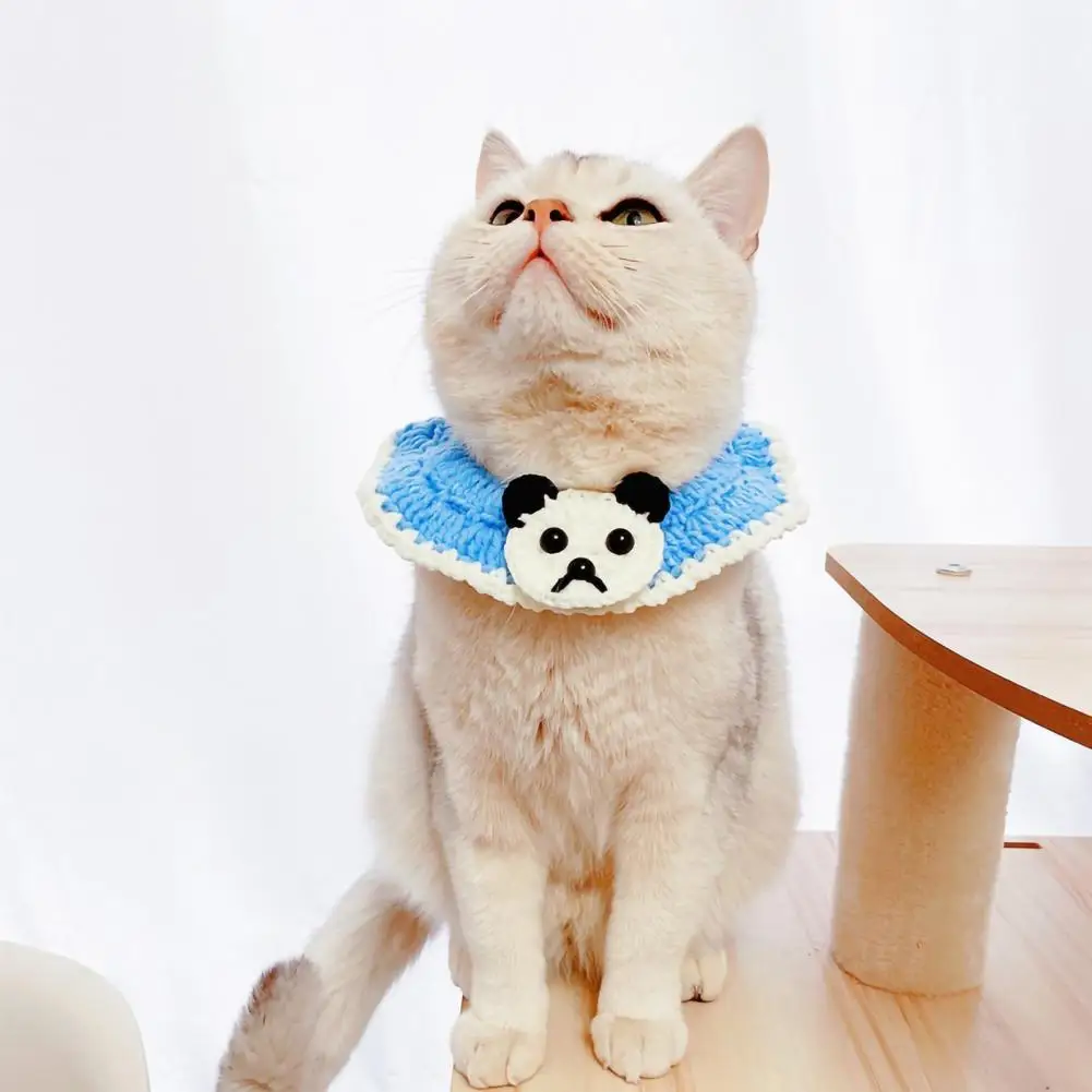 

Puppy Cap Stylish Unisex Bite-resistant Puppy Dog Headwear Hat for Party Cat Knitted Hat Pet Headwear