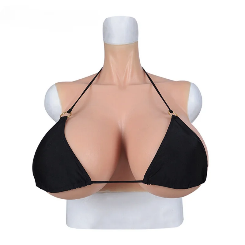 Silicone Breast S Cup Breast East West Shape for Crossdresser Drag Queen Event Performance Clothing