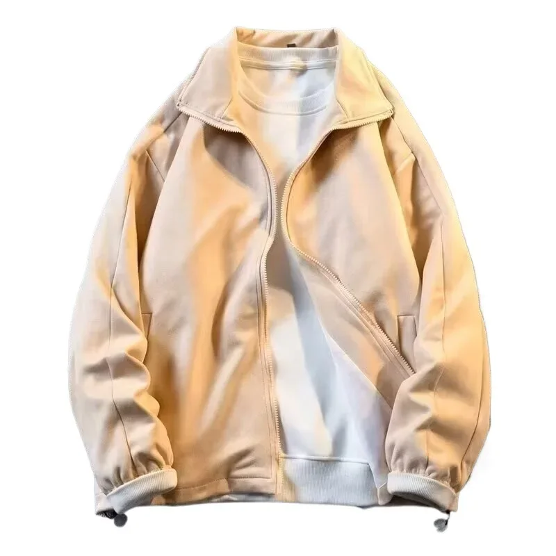 Новинка 2024 стильная весенне-осенняя куртка из замши тонкая Классическая нишевая