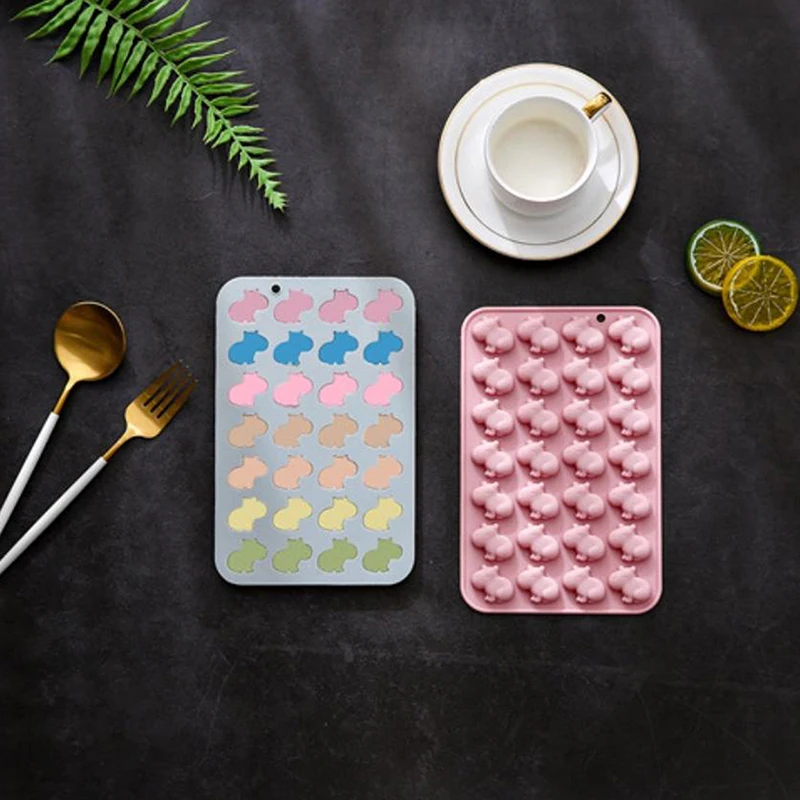 Силиконовая форма для шоколада с изображением животных Капибалы помадки конфет