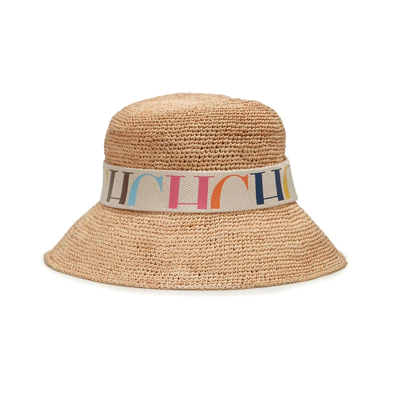 

Шляпа соломенная для детей и взрослых, брендовая шляпа для отдыха на пляже, ручная работа, для отдыха, традиционная, на лето