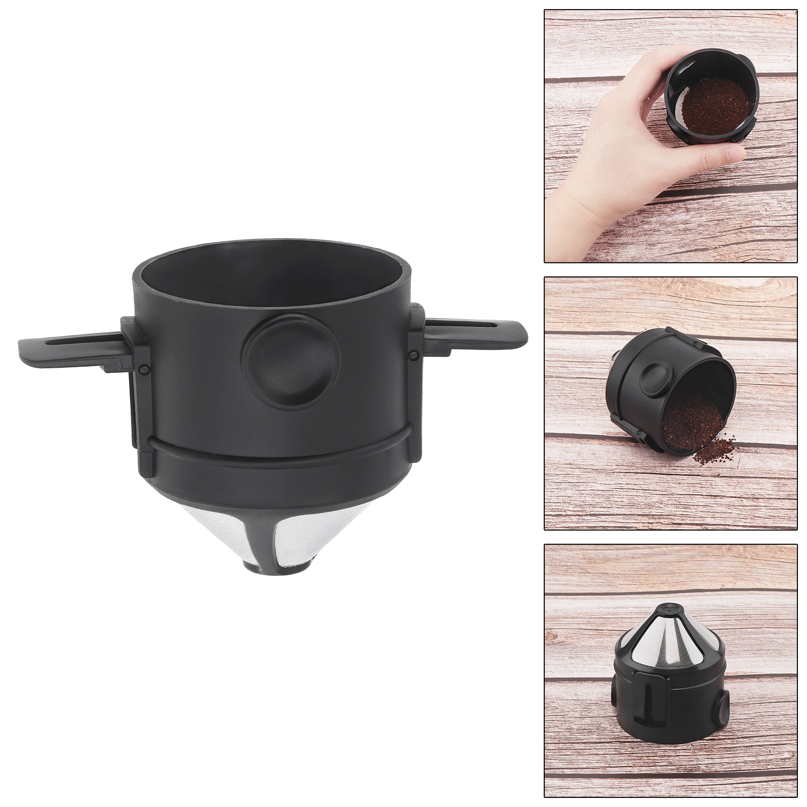 

Складной фильтр для кофе из нержавеющей стали