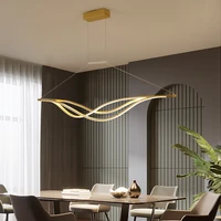 modern led chandelier for kitchen dining room living room bedroom study ceiling pendant lamp black simple design hanging light