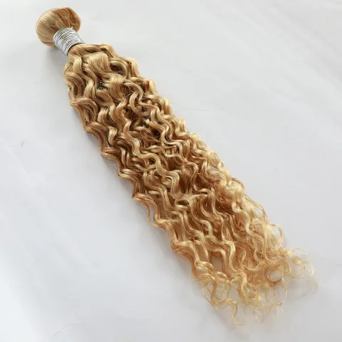 Яркие светлые человеческие волосы, блестящие искусственные волнистые волосы 27/613, светлые волосы с эффектом омбре 30 дюймов, вьющиеся человеческие волосы