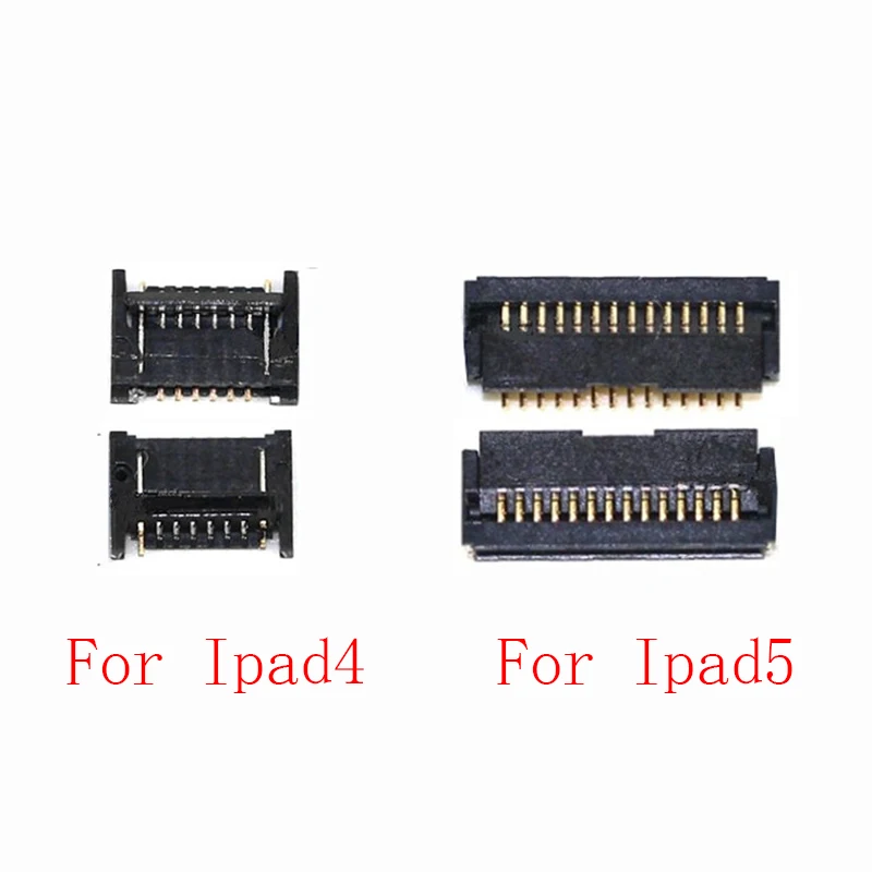 

5PCS New Home Button FPC Connector On Mainboard For iPad 4 5 6 Air 2 A1566 A1567 A1458 A1460 A1474 A1475 A1476 On Logic Board