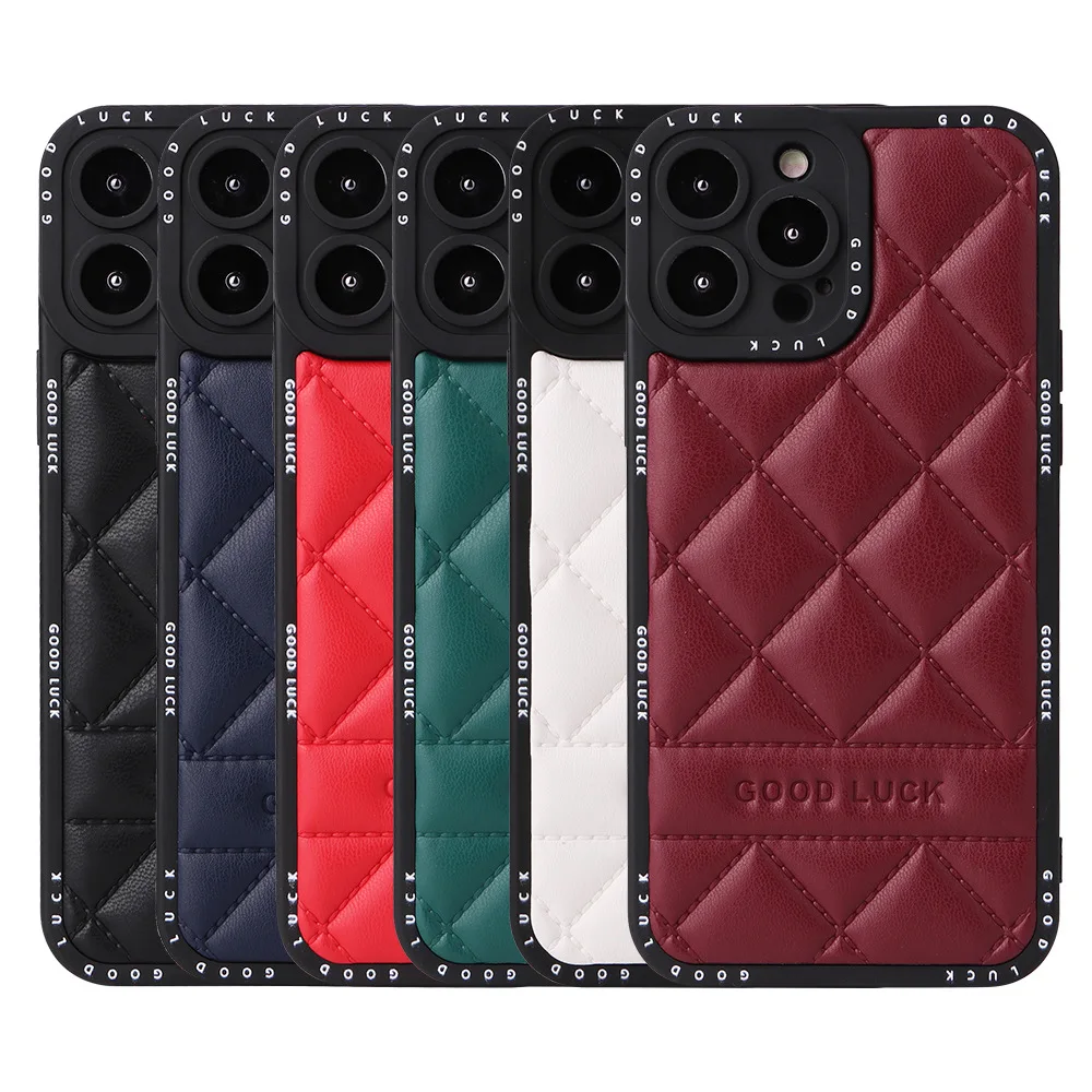 

Luxury PU Leather Case for iPhone 14 14Max 13 Pro 12 Mini 11 Promax 14Pro Phone Case Protected Shockproof Slim Soft Back Cover