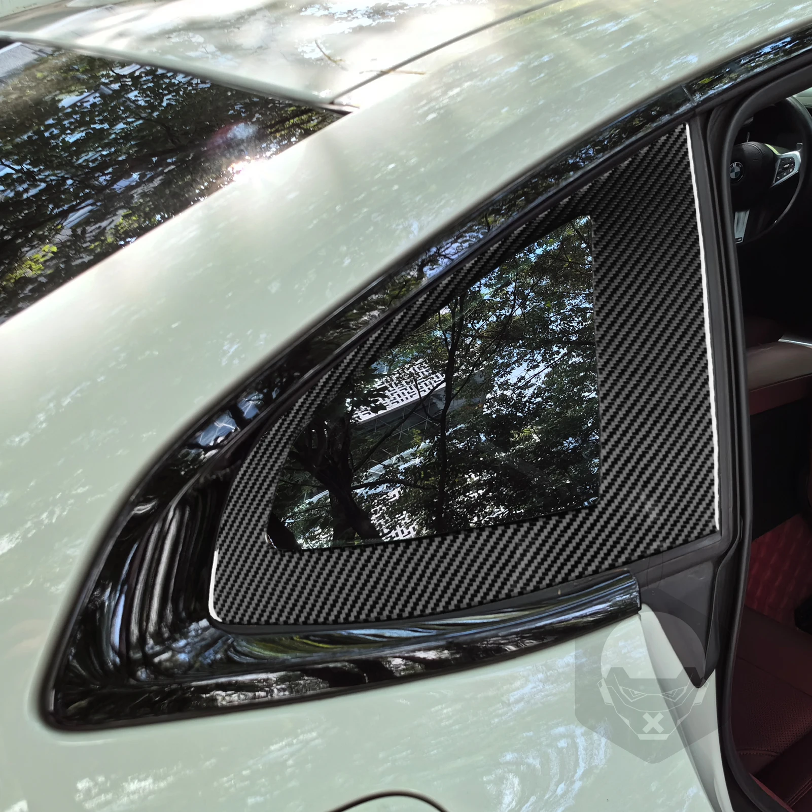 Для BMW 4 серии G22 G23 G26 2021-2025 искусственная панель из углеродного волокна Обложка