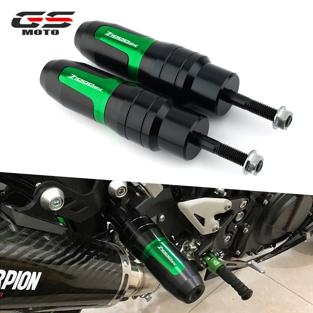 

1 Pair Falling Protection For KAWASAKI Z1000 SX Z1000SX Motorcycle Frame Exhaust Sliders Guard Crash Pad Protector 2013-2019
