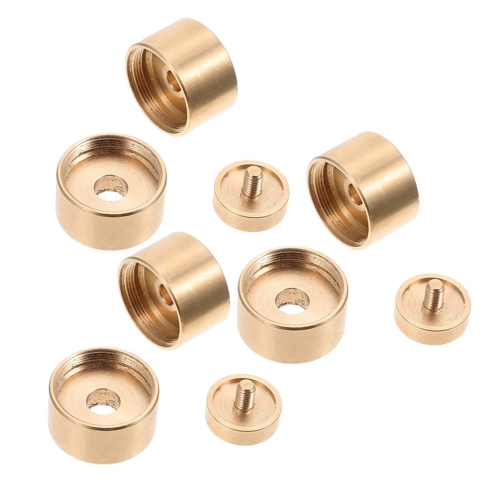 

1 Set Practical Trumpet Button Buckles Piston Button Press Covers (Golden)