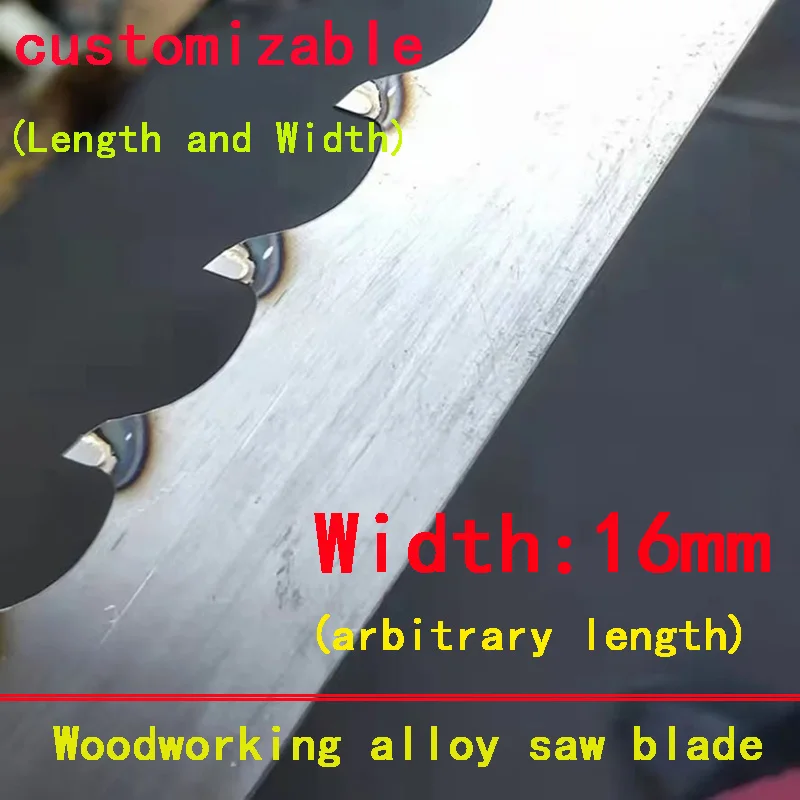 

Настраиваемая ширина 16, 20 мм, деревообрабатывающие ленточные пилы из сплава, твердосплавный наконечник TCT для резки твердой древесины и пробки 2240 2375