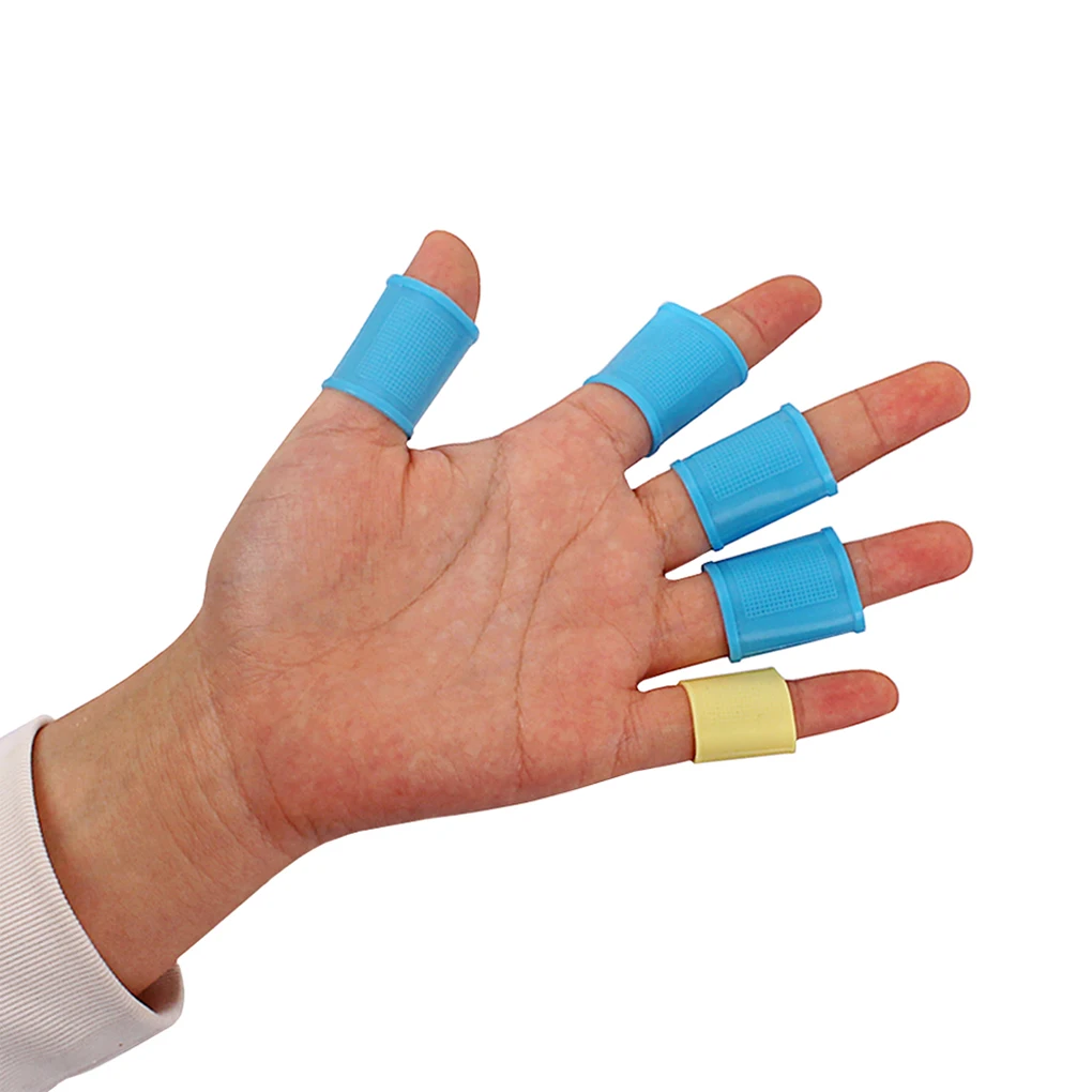 

50 шт., силиконовые фиксаторы для защиты суставов пальцев