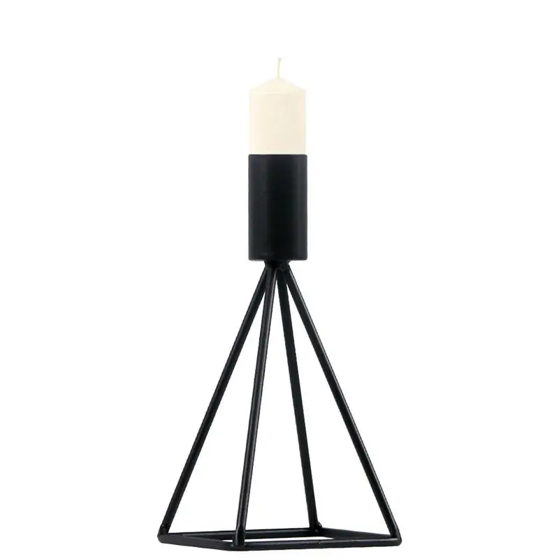 

Vintage Candlesticks for Taper Candles Matte Black Candle Holders | Decorative Candlestick Holder for Wedding Dinning Party