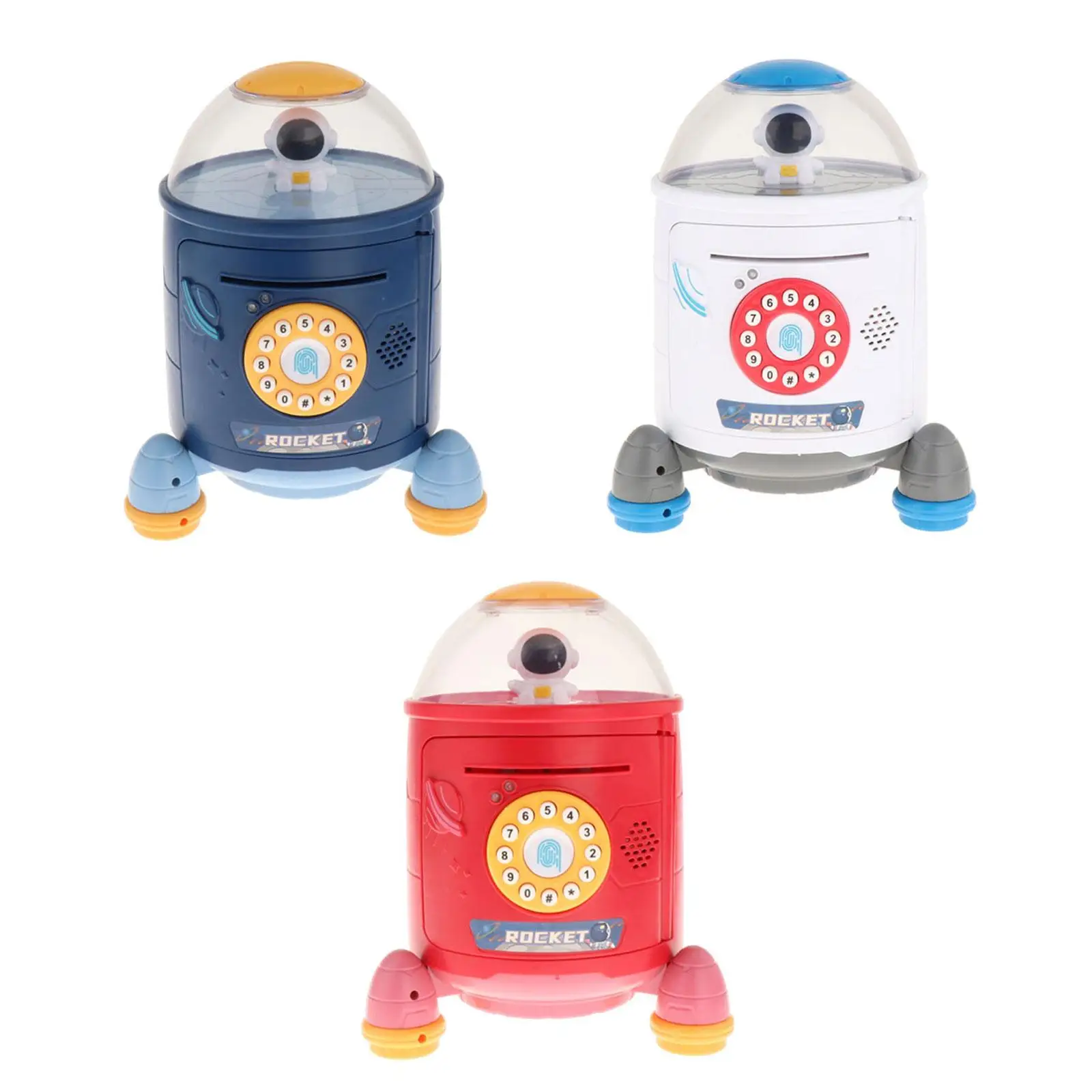 

Электронная Копилка-банкомат, реальные обновленные деньги, персональная идеальная мультяшная ракета