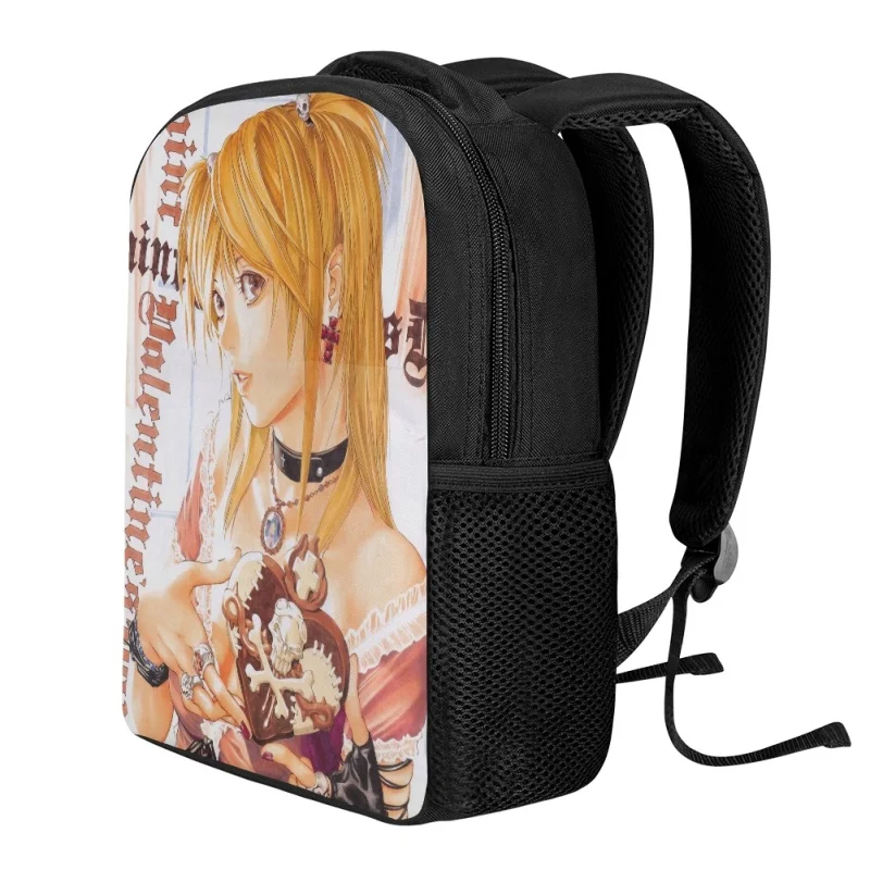 Twoheartsgirl Anime Death Note-misa Amane 2Pcs/Set Kids Backpack Pen Case Children School Bags Kindergarten Bookbags Pencilcase